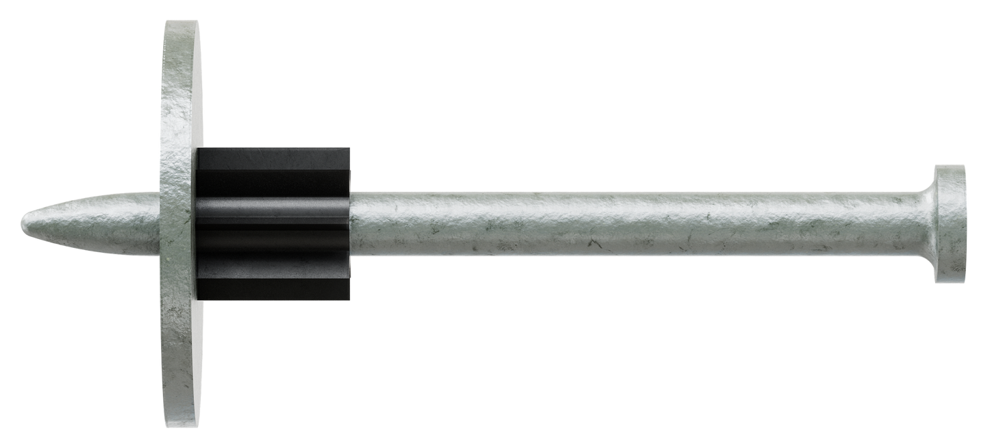 Simpson Strong-Tie PDPAWL-225 PDPAWL .157-in. x 2-1/4-in. Powder-Actuated Pin with 1-in. Washer (100-Qty) (Pack of 10)