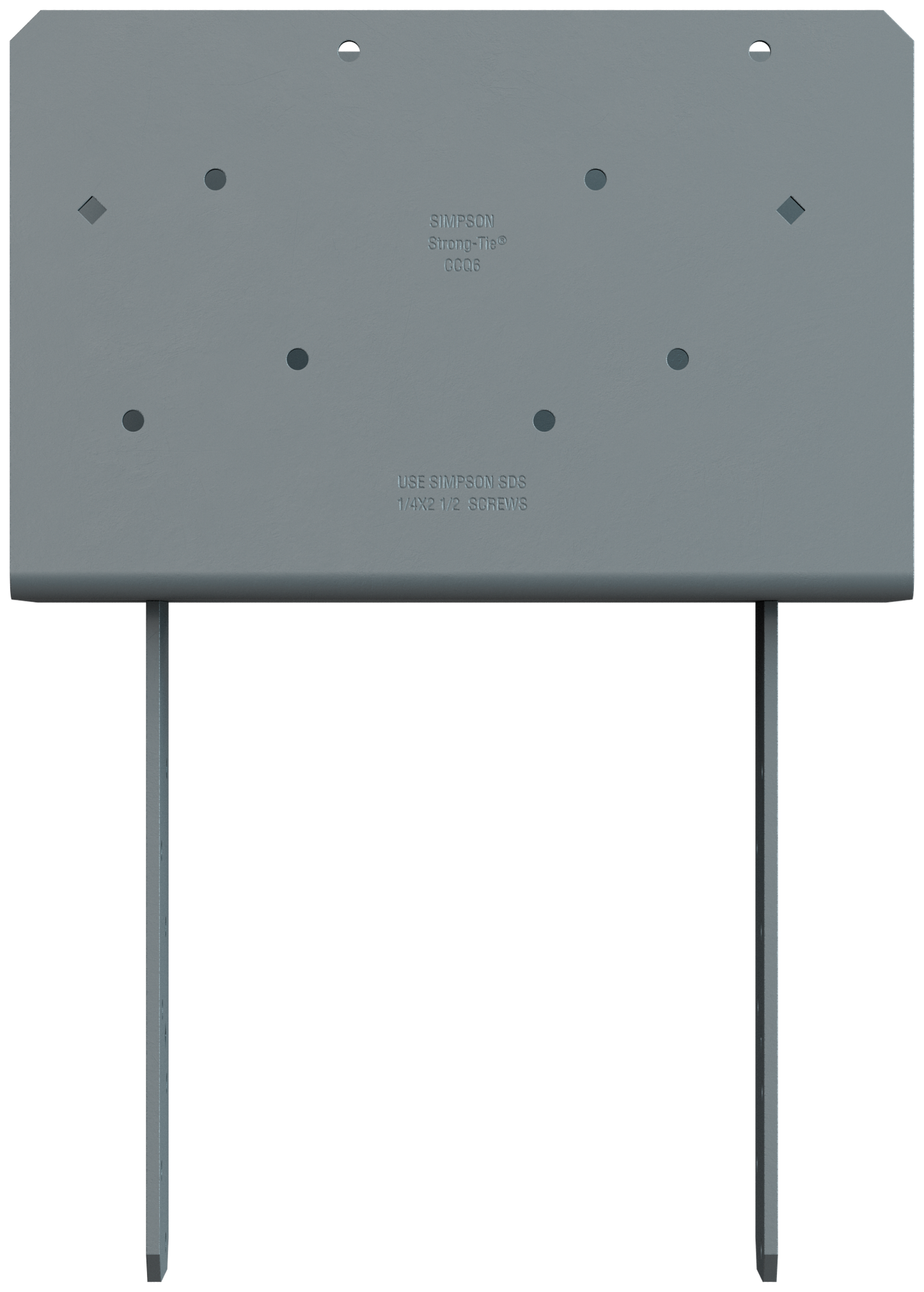 Simpson Strong-Tie CCQ68SDS2.5 CCQ™ Column Cap for 6x Beam, 8x Post with Strong-Drive® SDS Screws