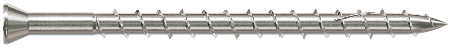 Simpson Strong-Tie S08250WPB Deck-Drive™ DWP WOOD SS Screw — #8 x 2-1/2 in. T-20, Trim Head, Type 305 (1750-Qty)