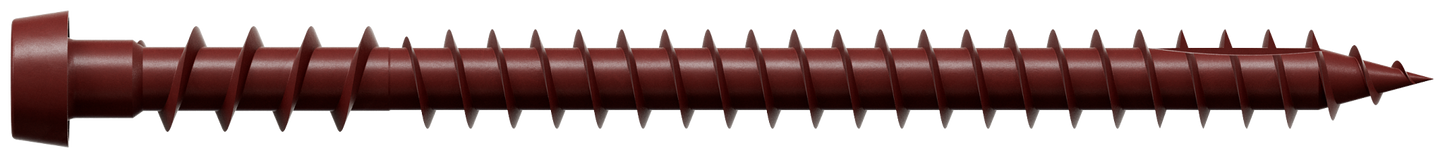 Simpson Strong-Tie DCU234RD01R70C Deck-Drive™ DCU COMPOSITE Screw — #10 x 2-3/4 in. T20, Quik Guard®, Red 01 (70-Qty) (Pack of 600)