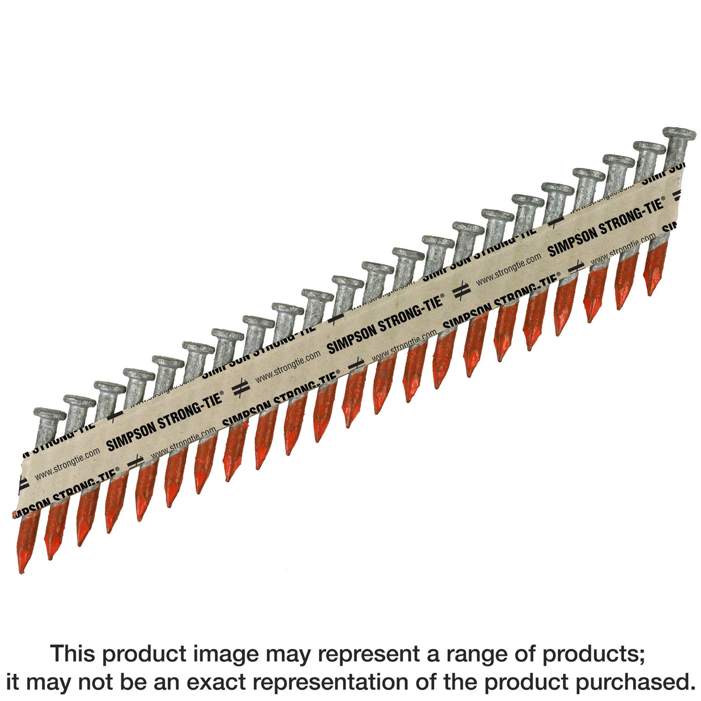 Simpson Strong-Tie N10BRPT3000 Strong-Drive® 33° SCN SMOOTH-SHANK CONNECTOR Nail — 1-1/2 in. x .148 in. Bright (3000-Qty)