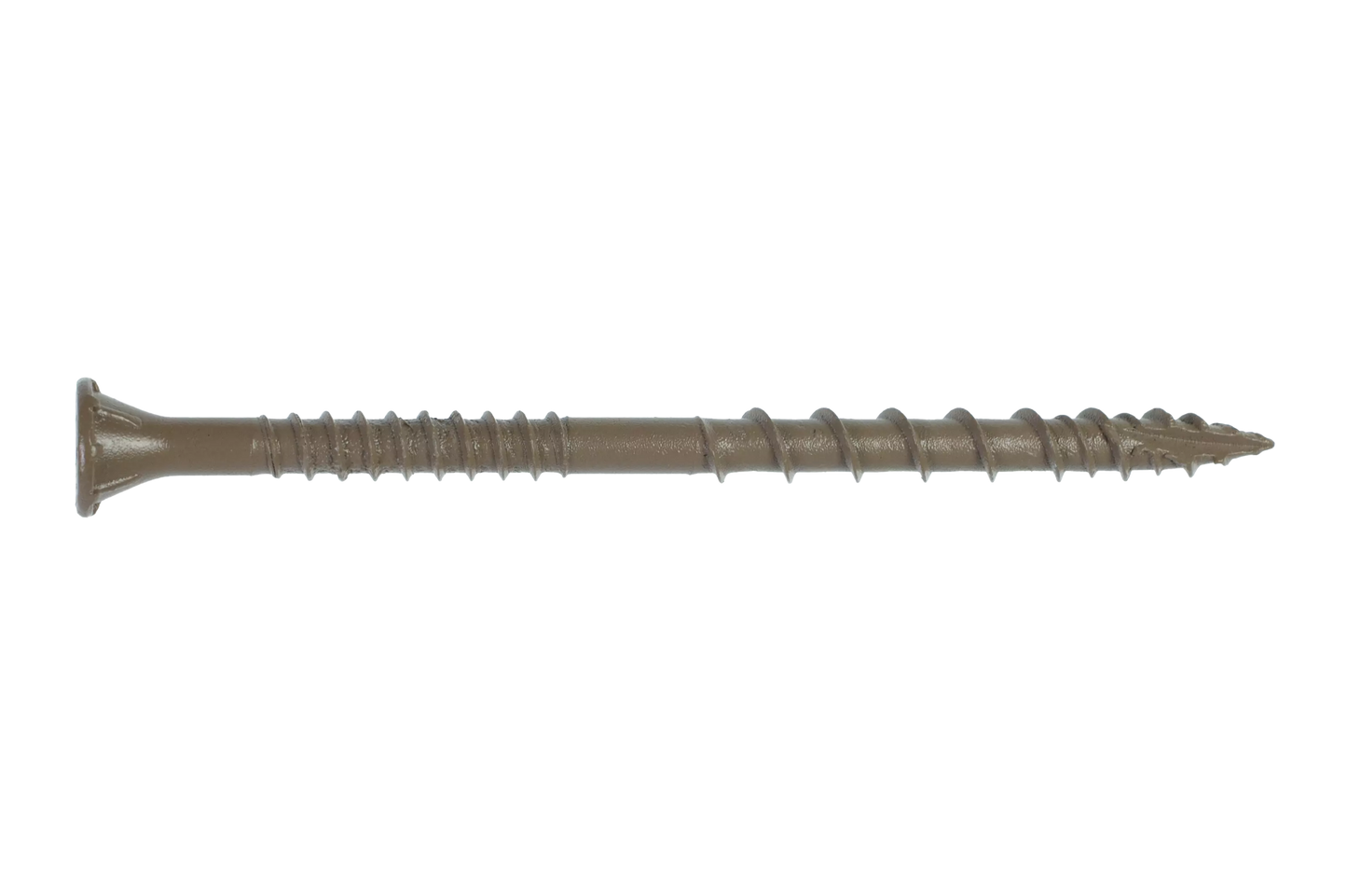 Simpson Strong-Tie DSVT3R350 Deck-Drive™ DSV WOOD Screw — #10 x 3 in. T-25, Flat Head, Quik Guard®, Tan (350-Qty) (Pack of 300)