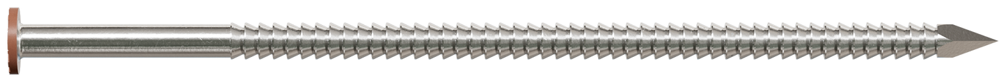 Simpson Strong-Tie S16SNDS1 Painted Siding Nail — 3-1/2 in. x .120 in. Type 304 Stainless Steel, Sienna (1 lb.) (Pack of 800)
