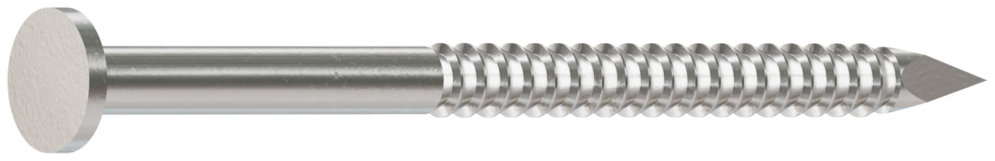 Simpson Strong-Tie S6ACN1 Common Nail, Annular Ring Shank — 2-in. x .120-in. Type 304 Stainless Steel (1 lb.) (Pack of 800)
