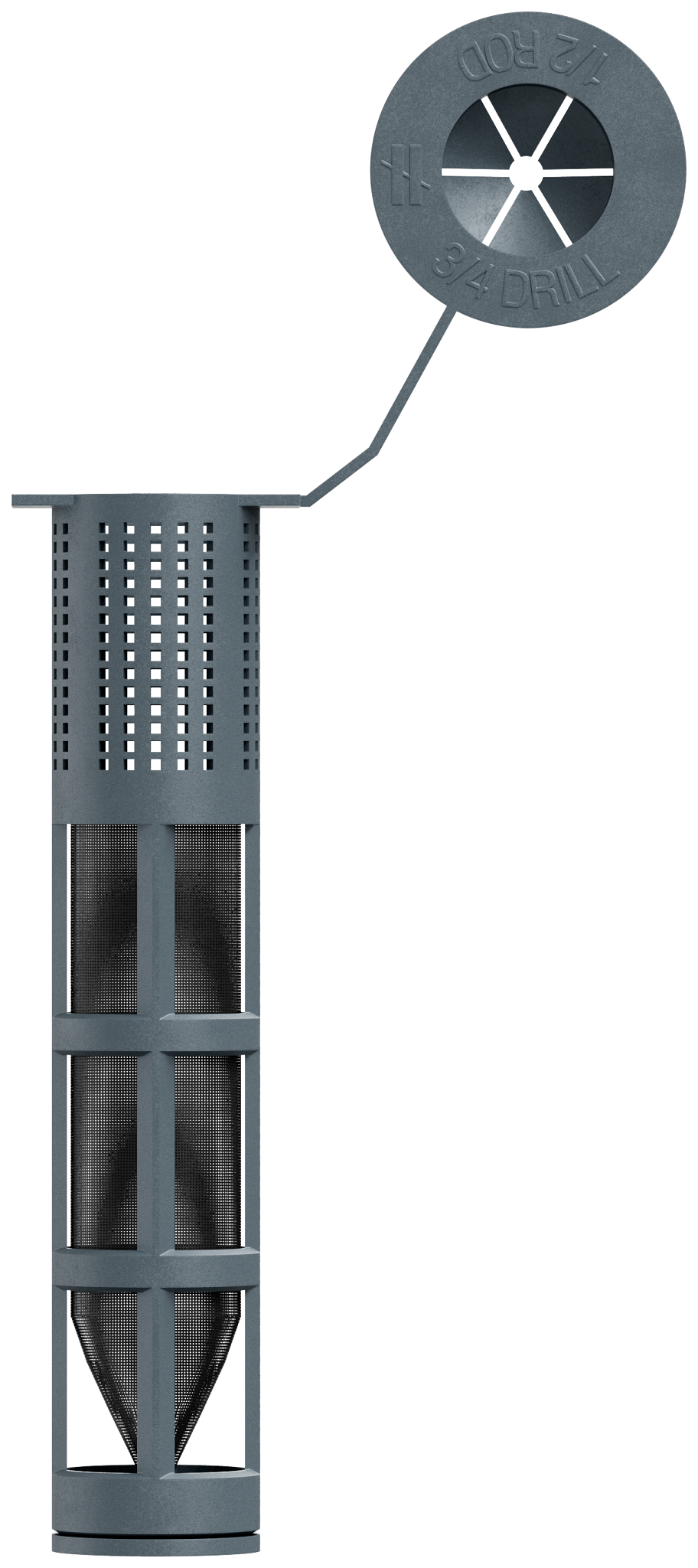 Simpson Strong-Tie 3GWS503P Opti-Mesh 3-1/2 in. Epoxy Adhesive Plastic Screen Tube for 1/2 in. Rod for SET-3G