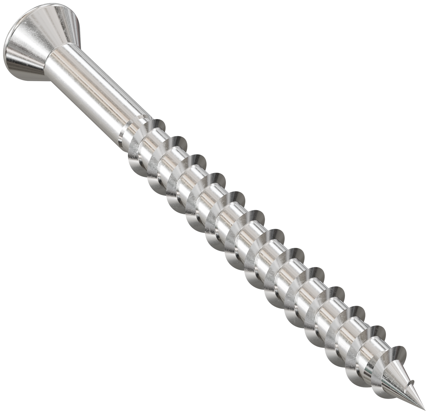 Simpson Strong-Tie SSDTH2S Trim-Head Screw — Sharp Point (Collated) — #7 x 2-1/2 in. #2 Square Type 305 (2000-Qty)