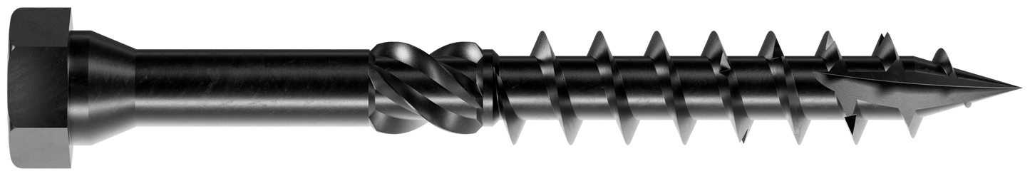 Simpson Strong-Tie SDHR12X100 Strong-Drive® SDHR COMBO-HEAD Screw — 12 mm x 100 mm, Black E-Coat (100-Qty)