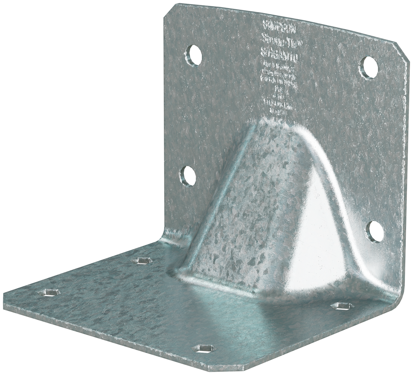 Simpson Strong-Tie S/HGAM10KT S/HGAM Hurricane Gusset Angle for Masonry with Screws (10-Qty) (Pack of 6)