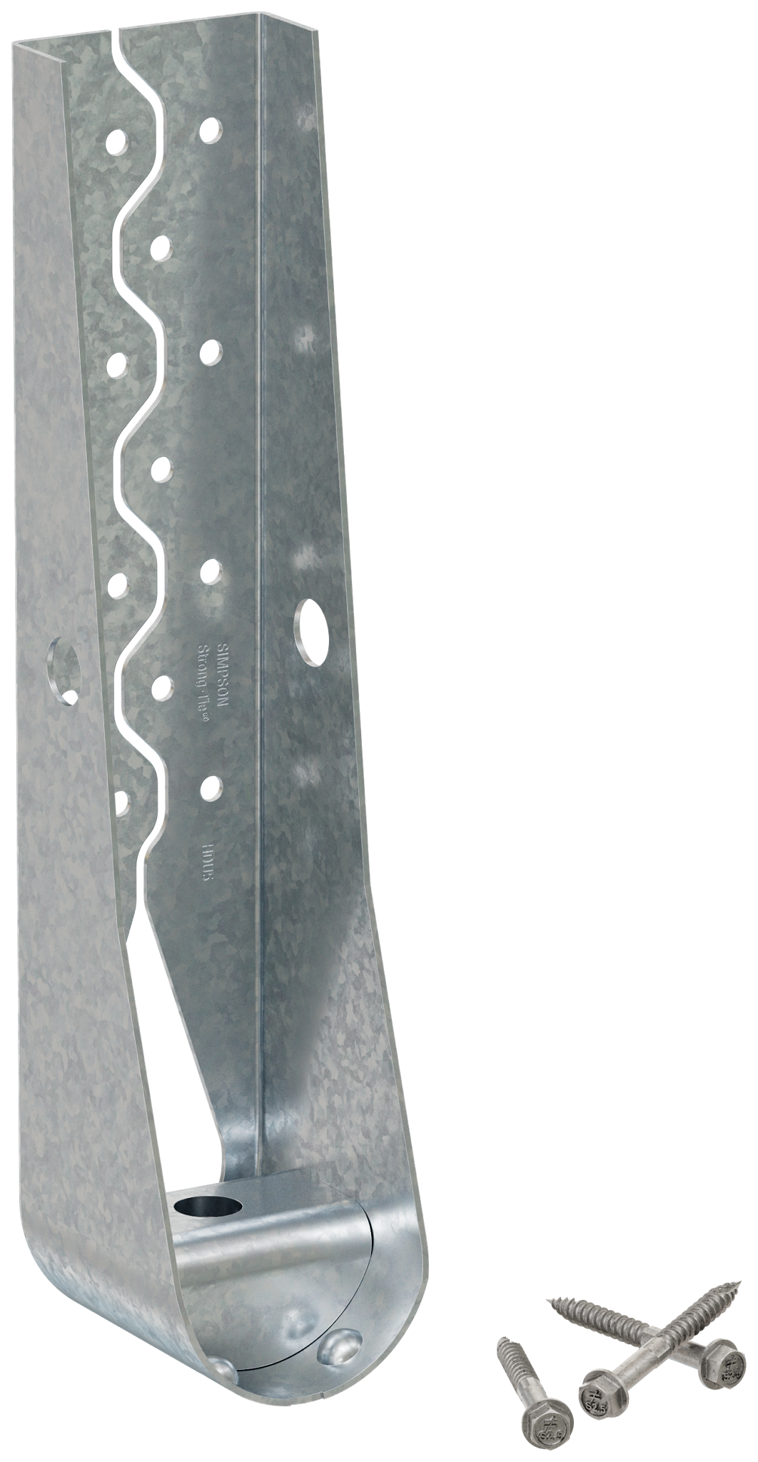 Simpson Strong-Tie HDU5-SDS2.5 HDU 13-3/16 in. Galvanized Predeflected Holdown with Strong-Drive® SDS Screws (Pack of 15)