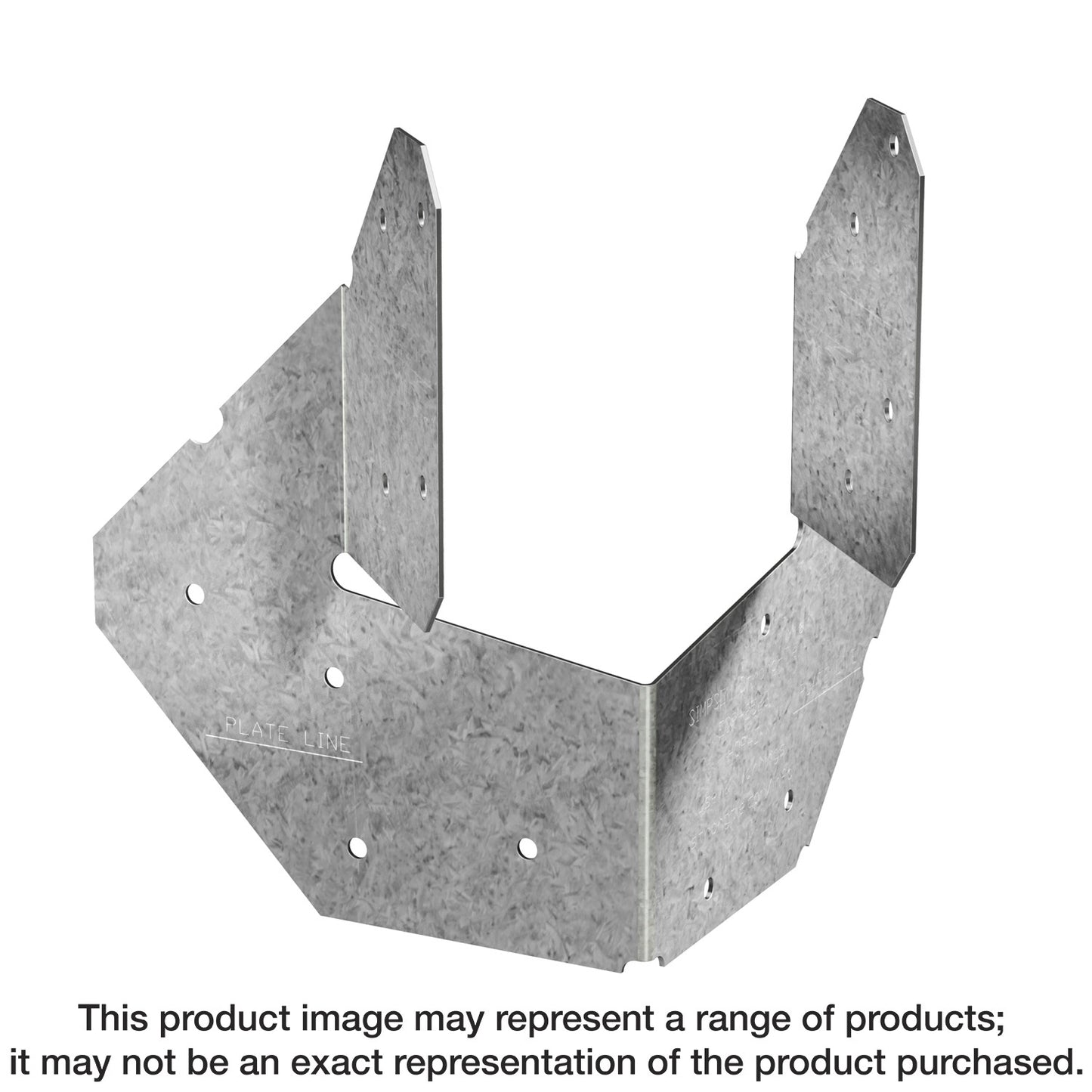 Simpson Strong-Tie HCP4Z HCP 18-Gauge ZMAX® Galvanized Hip Corner Plate for 4x