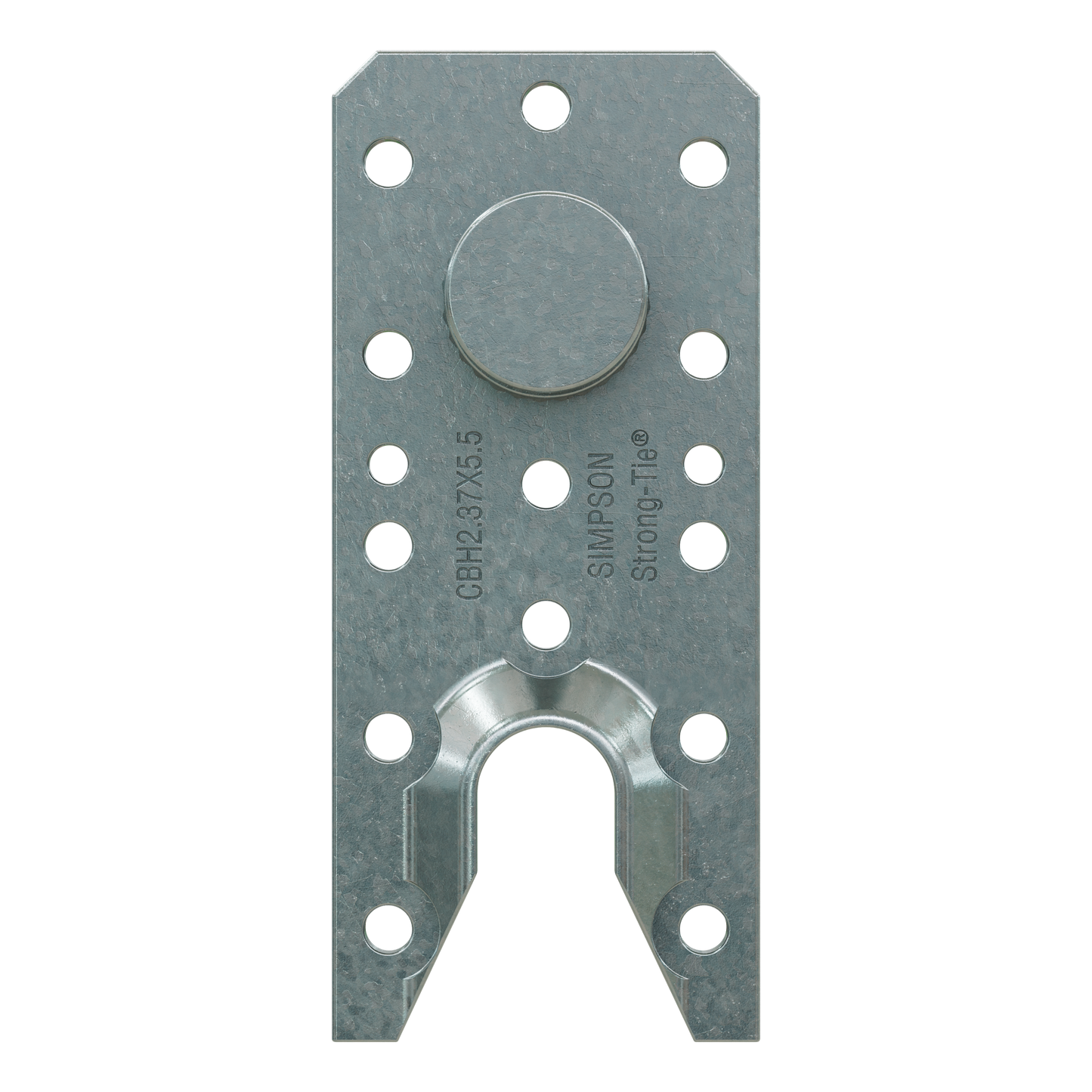 Simpson Strong-Tie CBH2.37X5.5-R10 CBH™ 2-3/8 in. x 5-1/2 in. Joist to Beam or Column Concealed Hanger (10-Qty)