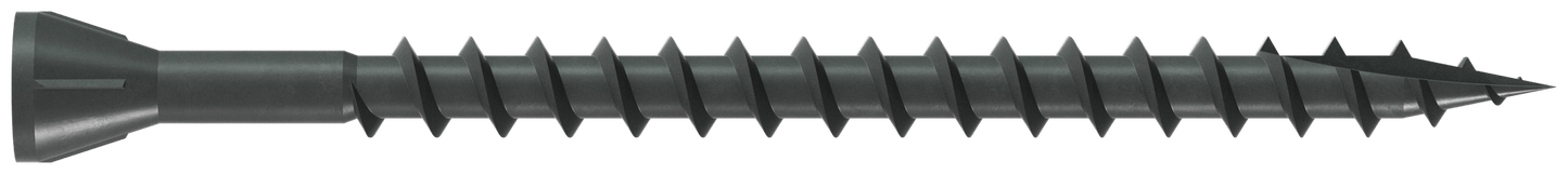 Simpson Strong-Tie DTHQ212S Trim-Head Screw, Type-17 Point — #8 x 2-1/2 in. #2U Square Drive, Quik Guard® (1500-Qty)