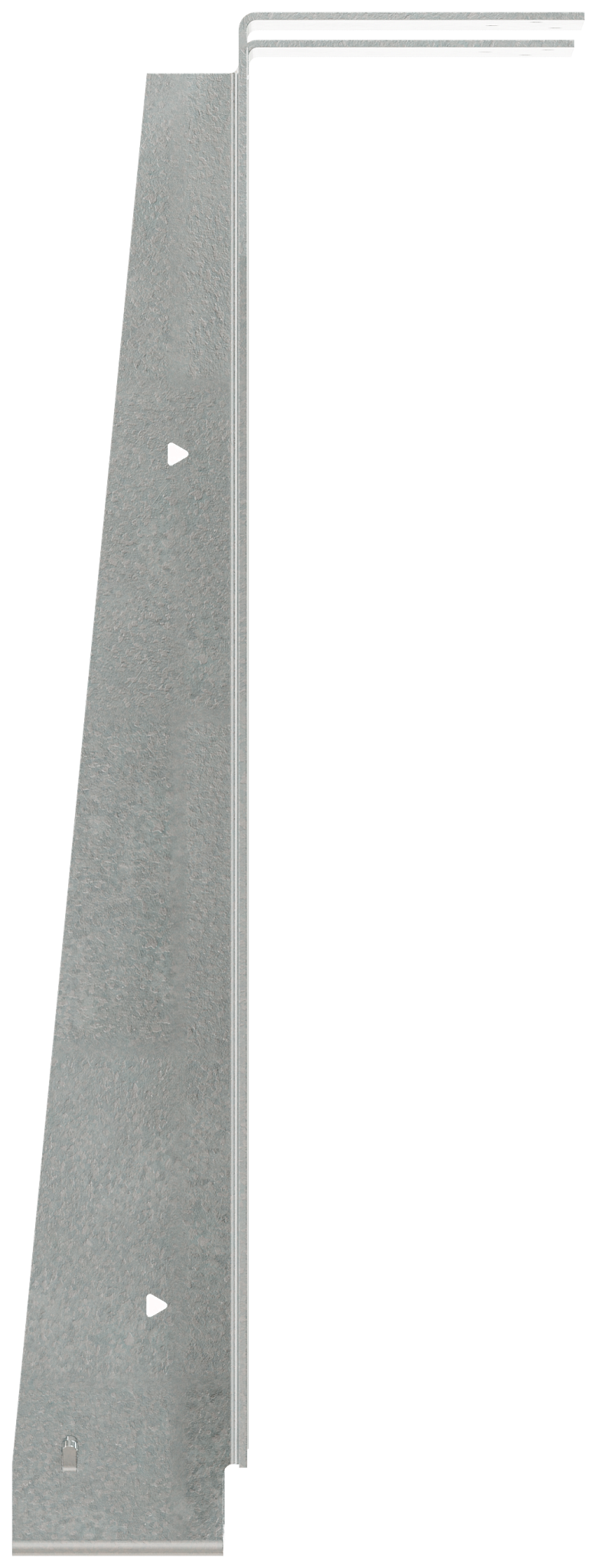 Simpson Strong-Tie DHU3.56/18TF DHUTF Top-Flange Drywall Hanger for 3-1/2 in. x 18 in. Engineered Wood with SDS Screws