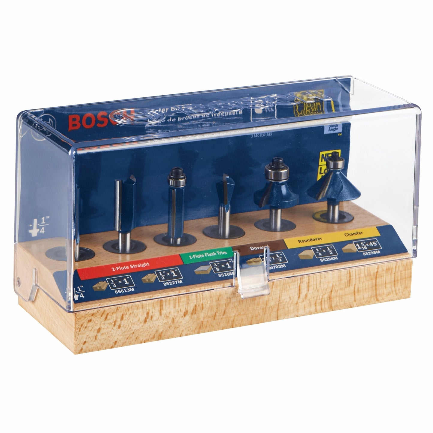 BOSCH RBS006 6pc Multi-Purpose Set 1/4 In.-Shank