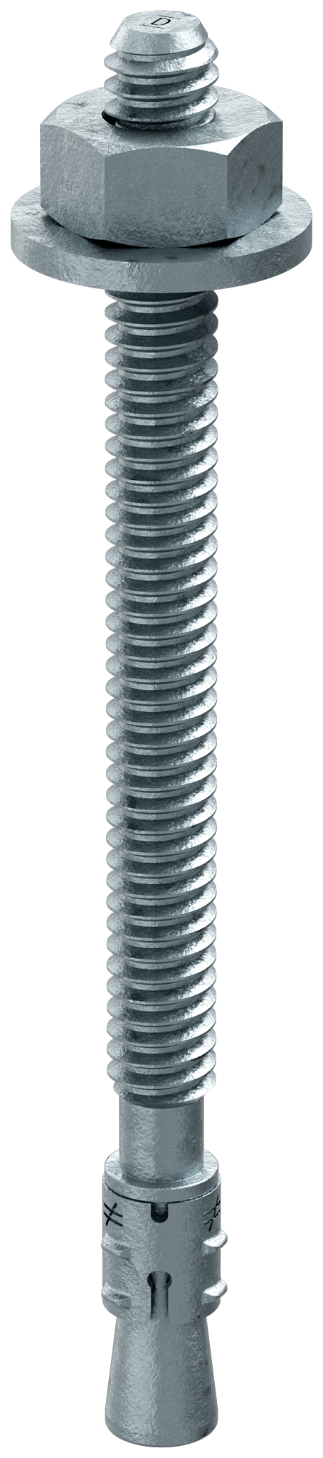 Simpson Strong-Tie STB2-25314MGF100 Strong-Bolt® 2 — 1/4 in. x 3-1/4 in. Mechanically Galvanized Wedge Anchor, Fully Assembled (100-Qty) (Pack of 4)
