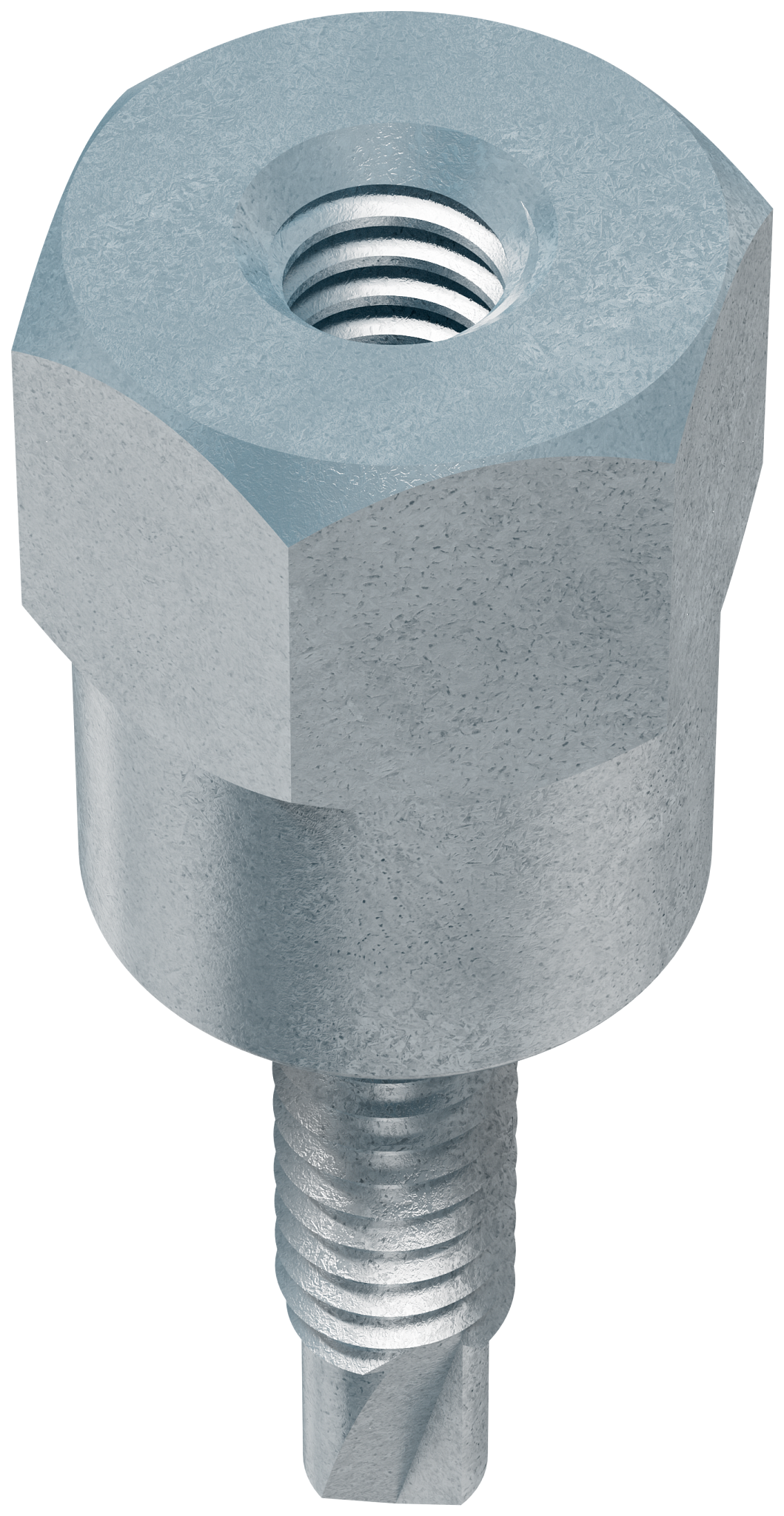 Simpson Strong-Tie RSV25100 Steel Rod Hanger 1/4 in. x 1 in. Vertical Threaded Anchor for 1/4 in. Rod (25-Qty) (Pack of 10)