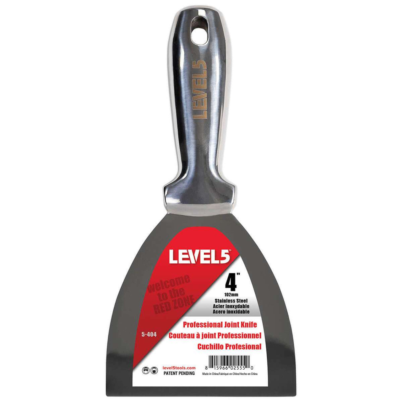 Level 5 Tools 5-404 4" Welded Stainless Steel Joint Knife