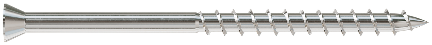Simpson Strong-Tie S07250WP1 Deck-Drive™ DWP WOOD SS Screw — #7 x 2-1/2 in. T-15, Trim Head, Type 305 (1 lb.) (Pack of 10)
