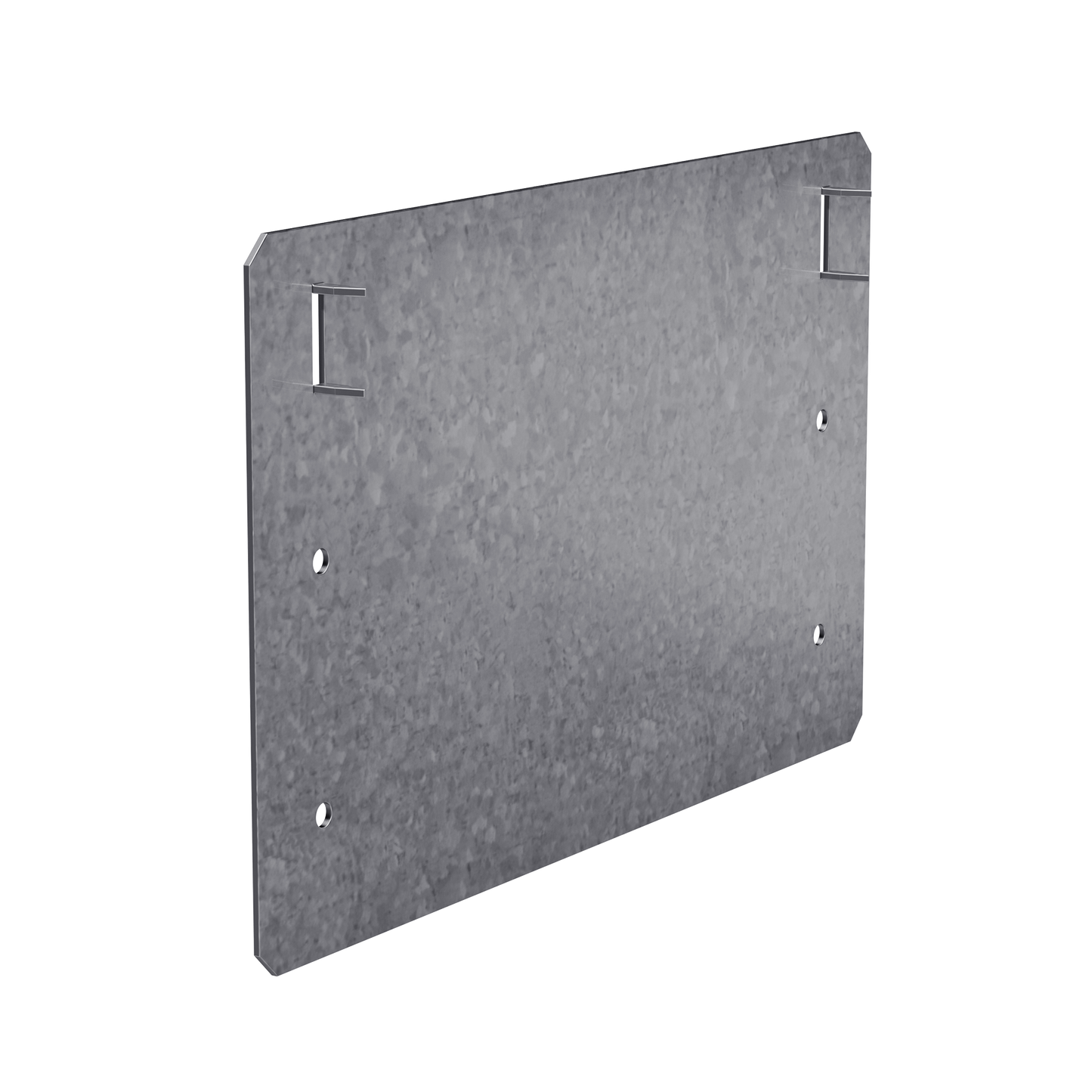 Simpson Strong-Tie PSPN58Z PSPNZ 5 in. x 8 in. ZMAX® Galvanized Protecting Shield Plate Nail Stopper (Pack of 25)