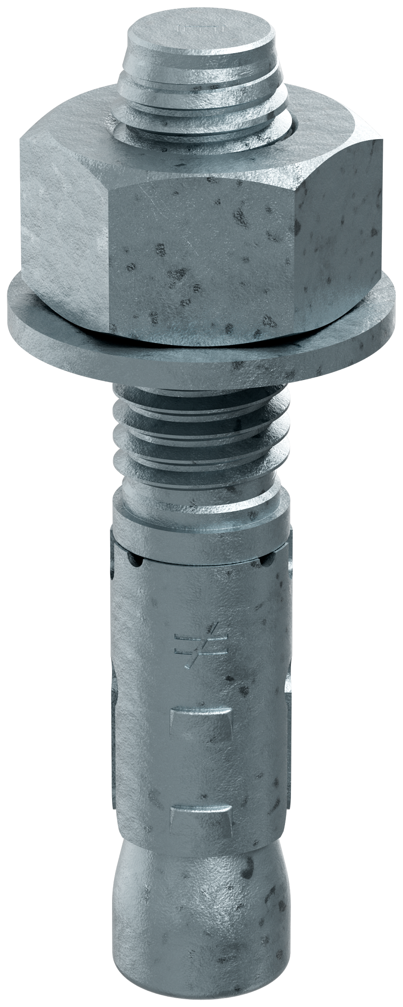 Simpson Strong-Tie STB2-62312MGF20 Strong-Bolt® 2 — 5/8 in. x 3-1/2 in. Mechanically Galvanized Wedge Anchor, Fully Assembled (20-Qty) (Pack of 252)
