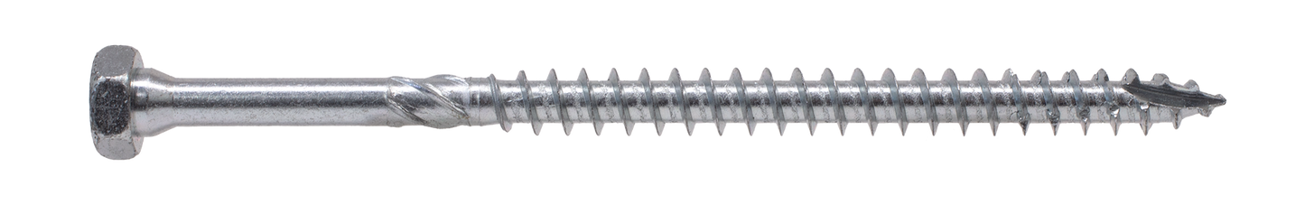 Simpson Strong-Tie SDHR27614-R25 Strong-Drive® SDHR COMBO-HEAD Screw — 0.275 in. x 6-1/4 in., Blue Zinc (25-Qty) (Pack of 6)