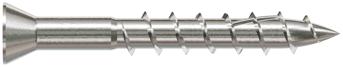 Simpson Strong-Tie S07125WP1 Deck-Drive™ DWP WOOD SS Screw — #7 x 1-1/4 in. T-15, Trim Head, Type 305 (1 lb.) (Pack of 10)