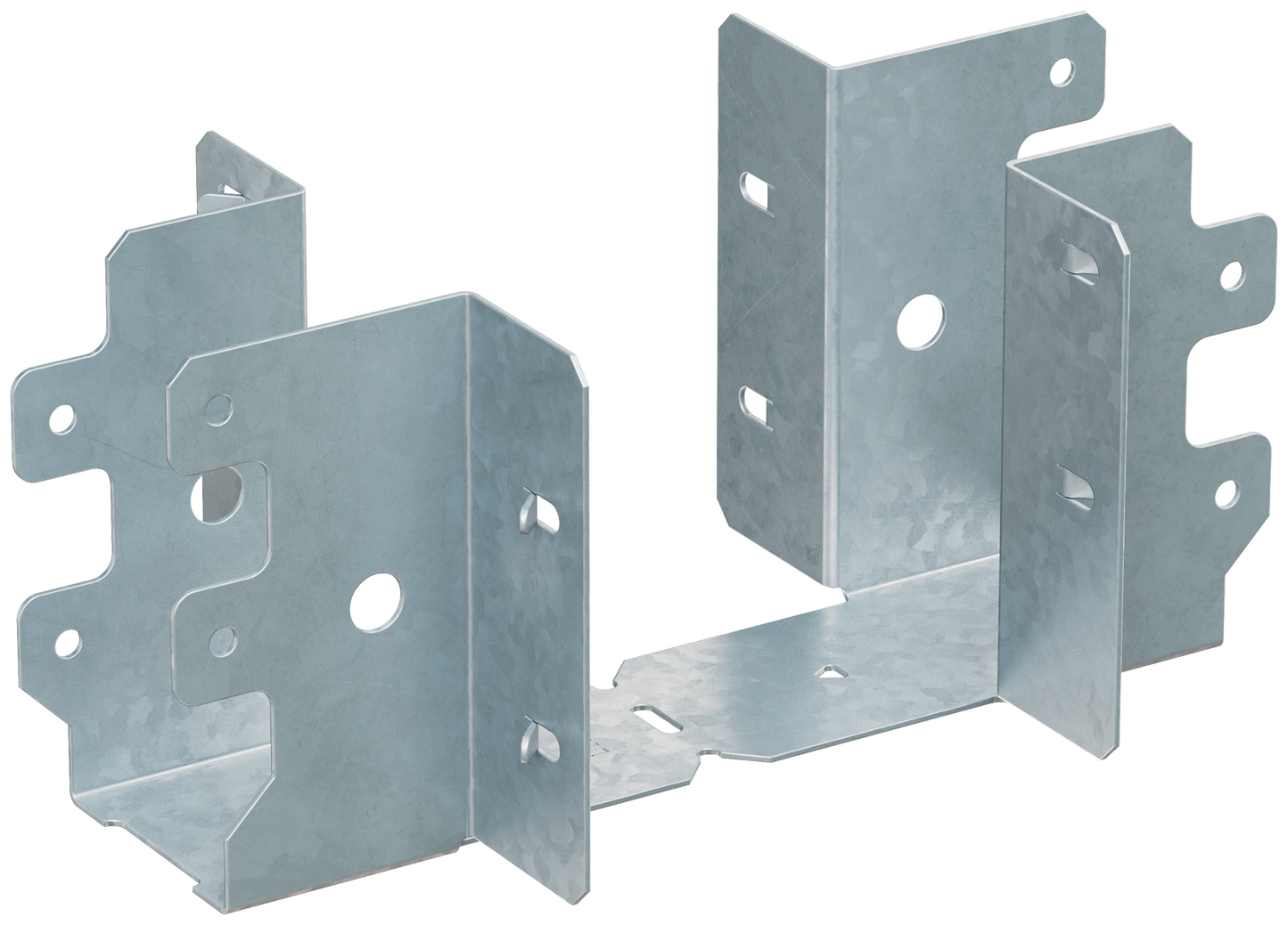 Simpson Strong-Tie PFUDS24 PFUD™ 20-Gauge Post-Frame Under-Saddle Hanger for 2x4 Joist and 2-Ply Truss (Pack of 25)