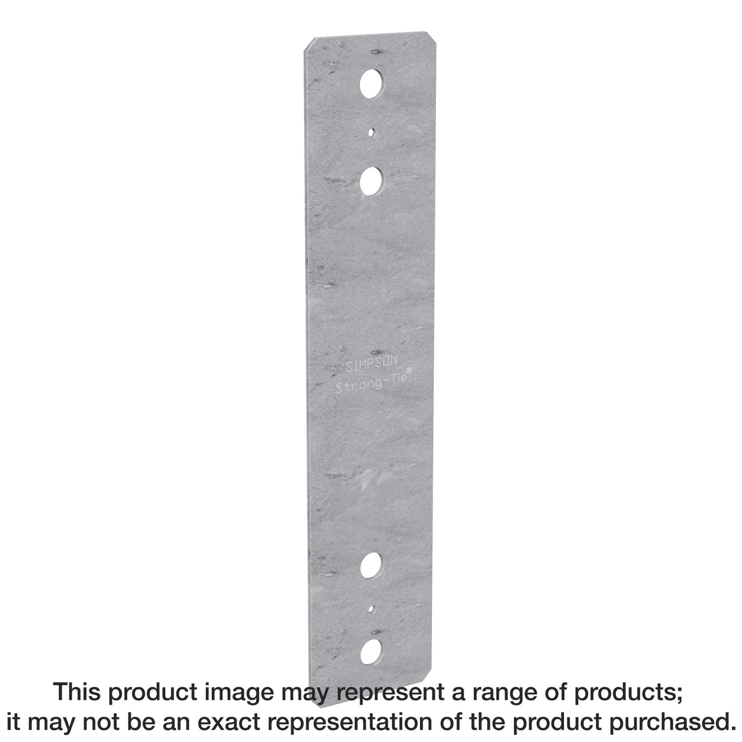 Simpson Strong-Tie PS418 PS 4 in. x 18 in. Hot-Dip Galvanized Piling Strap