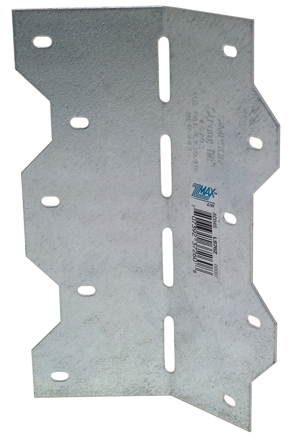 Simpson Strong-Tie LS70Z LS 6-3/8 in. 18-Gauge ZMAX® Galvanized Adjustable L Angle (Pack of 3000)
