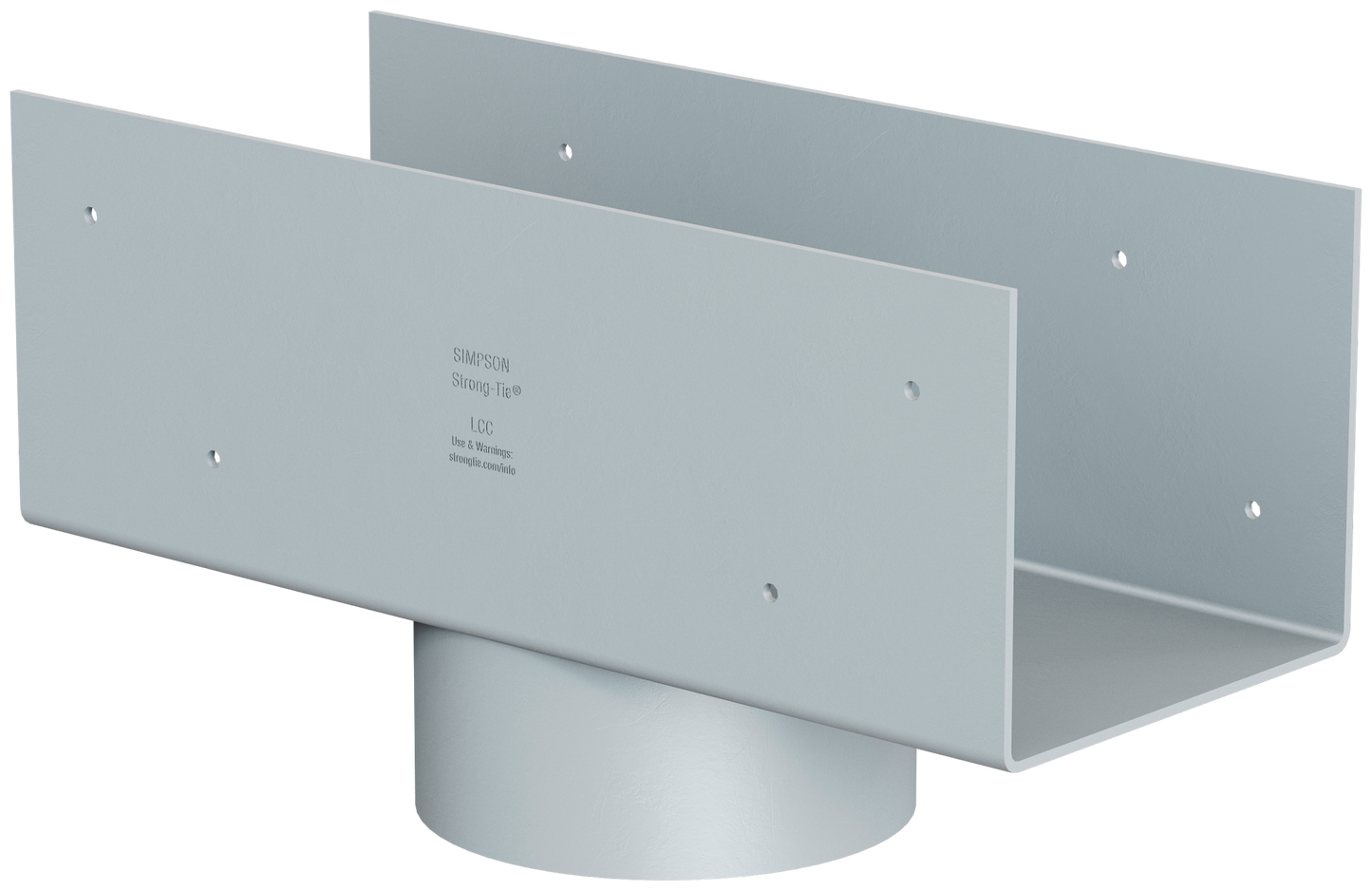 Simpson Strong-Tie LCC4.5-4 LCC 4-5/8 in. Column Cap for 4 in. Outside Diameter Lally Column (Pack of 6)