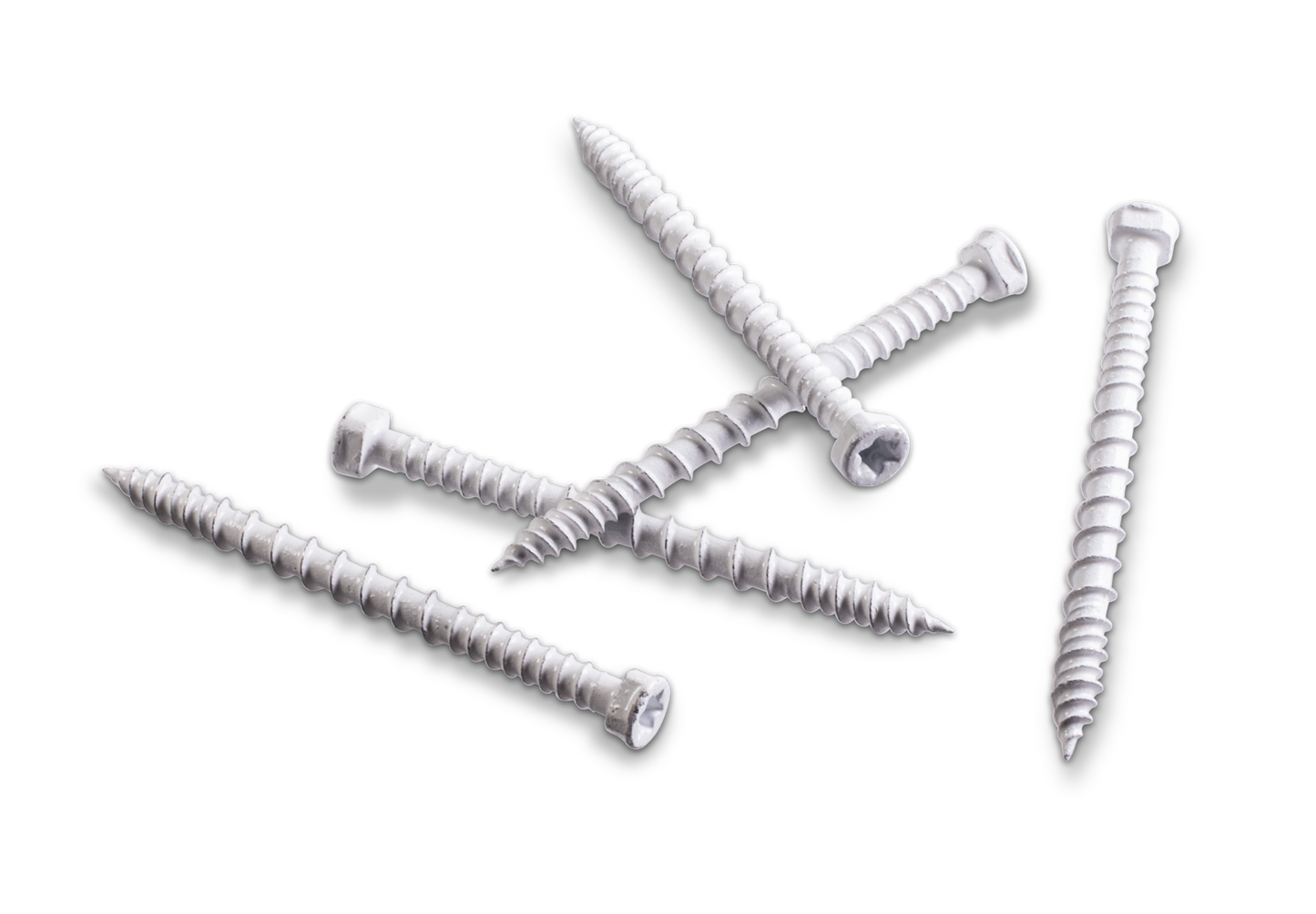 Simpson Strong-Tie TSV214R70WH01 PVC Trim-Board Screw — #8 x 2-1/4 in. T-20 6-Lobe, Exterior-Grade Coating, White (70-Qty) (Pack of 900)