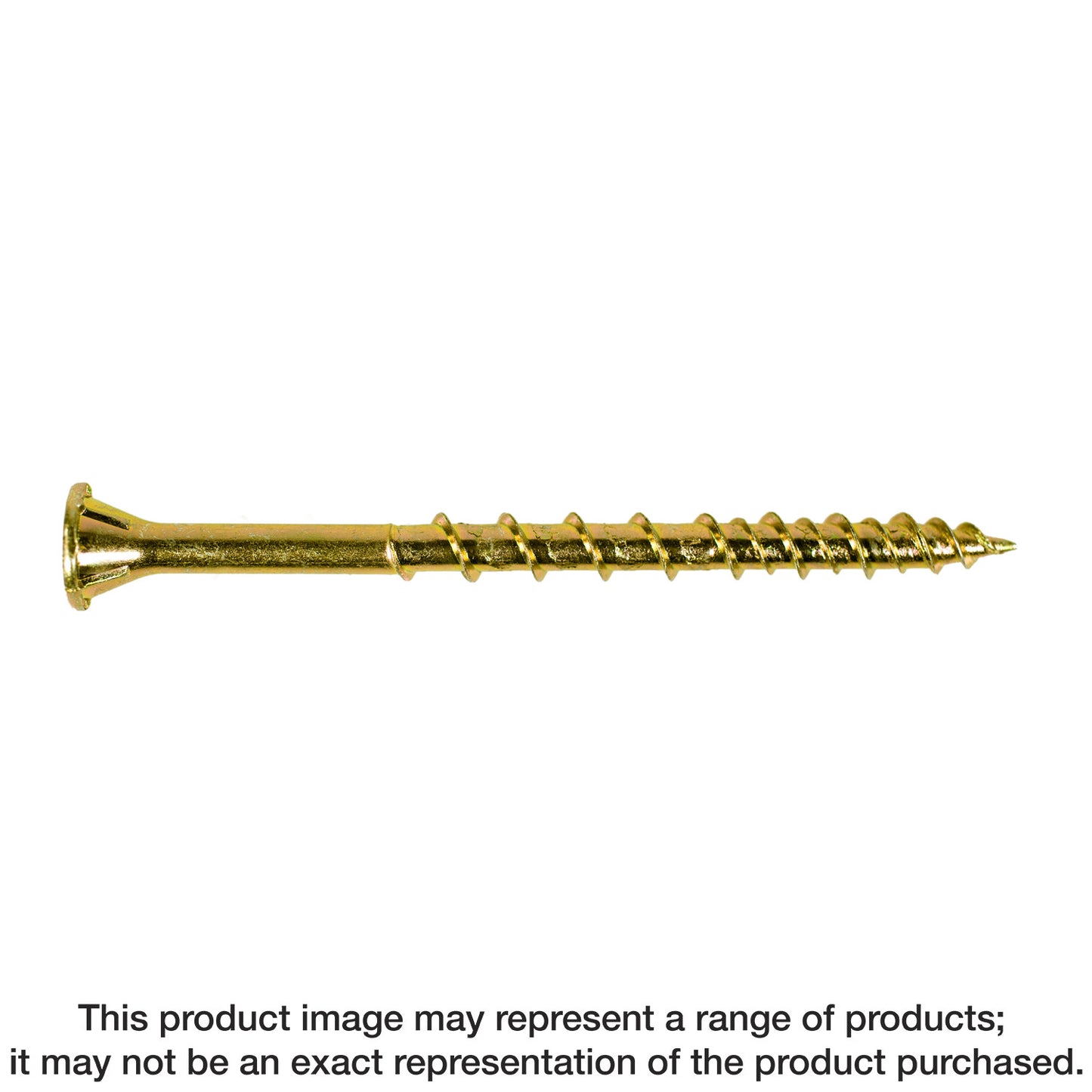 Simpson Strong-Tie WSV212S Strong-Drive® WSV SUBFLOOR Screw (Collated) — #9 x 2-1/2 in. T25, Yellow Zinc (1500-Qty)