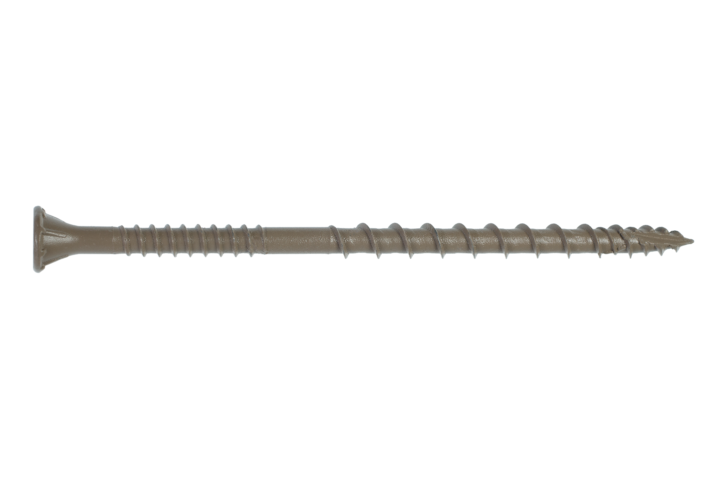 Simpson Strong-Tie DSVT312R5LB Deck-Drive™ DSV WOOD Screw — #10 x 3-1/2 in. T-25, Flat Head, Quik Guard®, Tan (5 lb.) (Pack of 300)