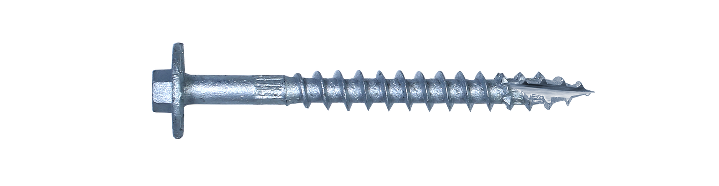 Simpson Strong-Tie SDWH27400G-RP1 Strong-Drive® SDWH™ TIMBER-HEX HDG Screw — 0.276 in. x 4 in. 3/8 Hex (Pack of 40)