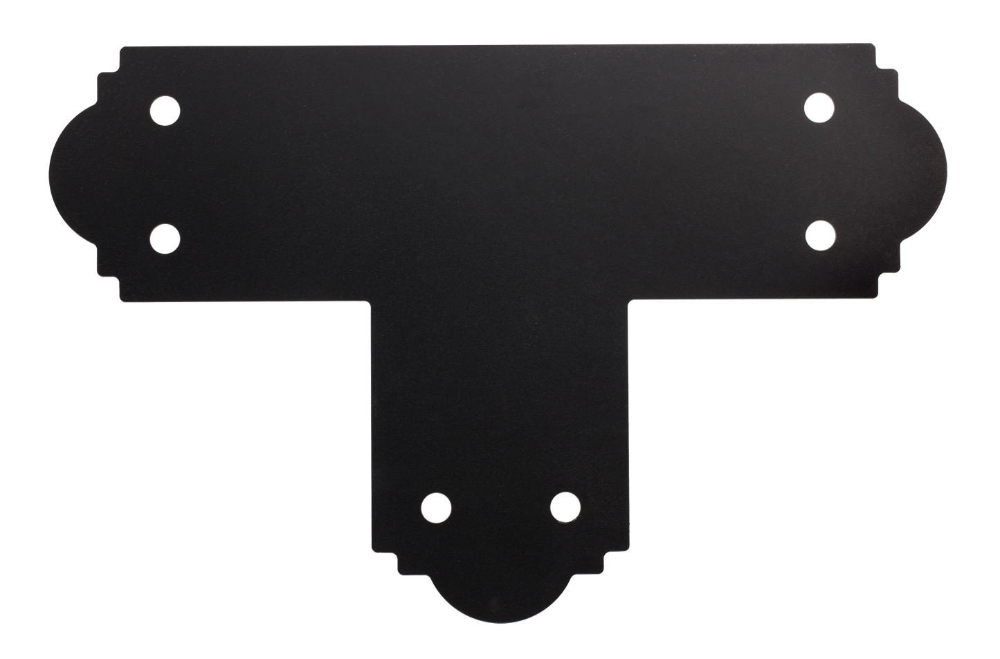 Simpson Strong-Tie APT6 Outdoor Accents® Mission Collection® ZMAX®, Black Powder-Coated T Strap for 6x6 (Pack of 256)