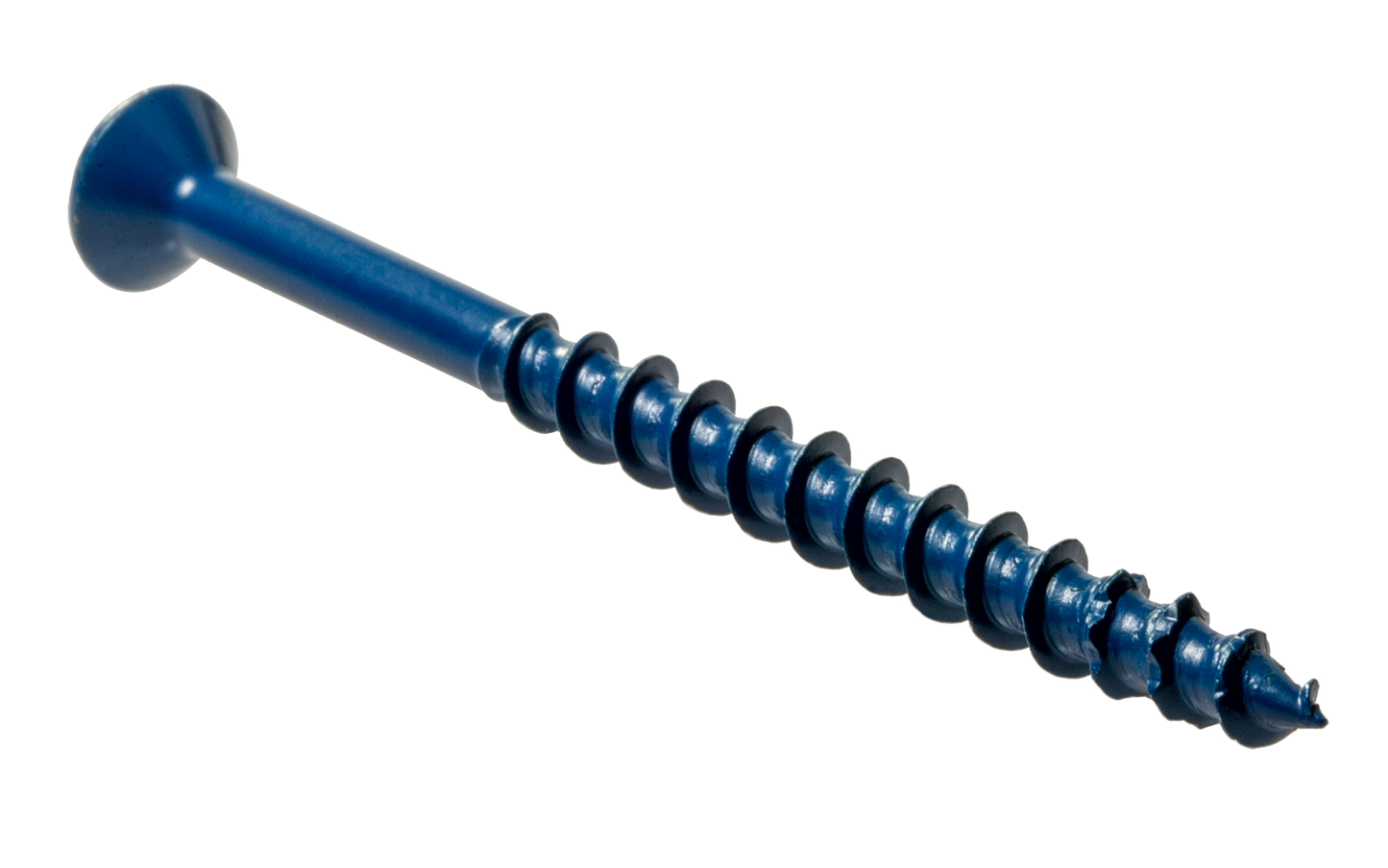 Simpson Strong-Tie TNT18234TFB Titen Turbo™ — 3/16 in. x 2-3/4 in. 6-Lobe Flat-Head Concrete and Masonry Screw, Blue (1500-Qty) (Pack of 48)