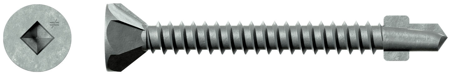 Simpson Strong-Tie CBSDQ158S CBSDQ Sheathing-to-CFS Screw (Collated) — #8 x 1-5/8 in. #2 Square Undersized (1500-Qty)