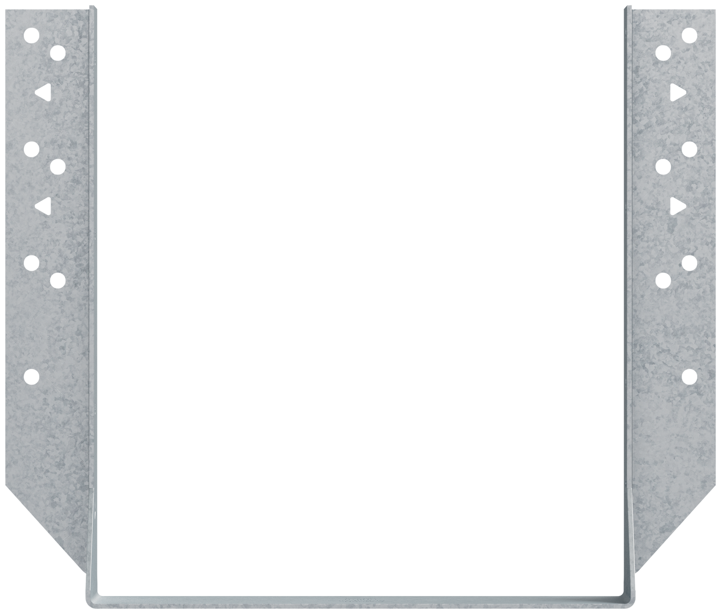 Simpson Strong-Tie HU810 HU Galvanized Face-Mount Joist Hanger for 8x10 (Pack of 25)
