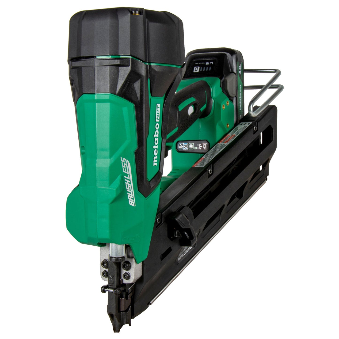 Clavadora de cinta de papel inalámbrica Metabo HPT NR1890DCSTM de 18 V y 3-1/2" MultiVolt