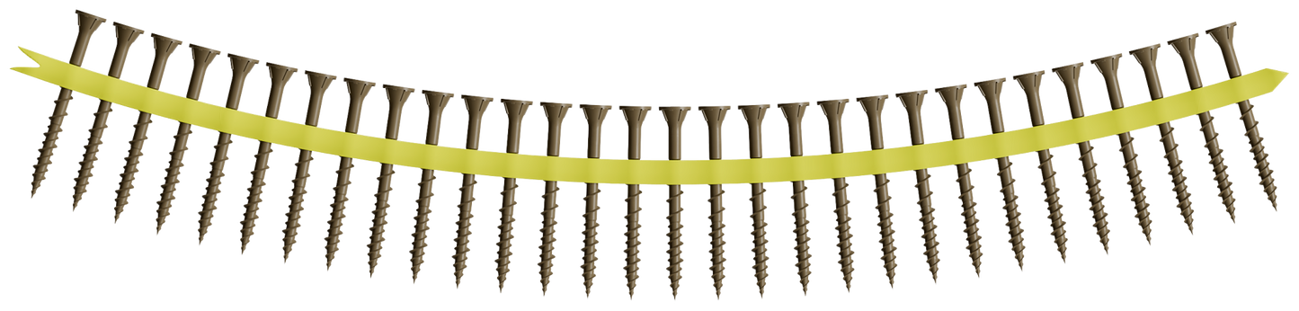 Simpson Strong-Tie WSVF2S Strong-Drive® WSVF SUBFLOOR Screw (Collated) — #9 x 2 in. T25, Gray (2000-Qty) (Pack of 100)