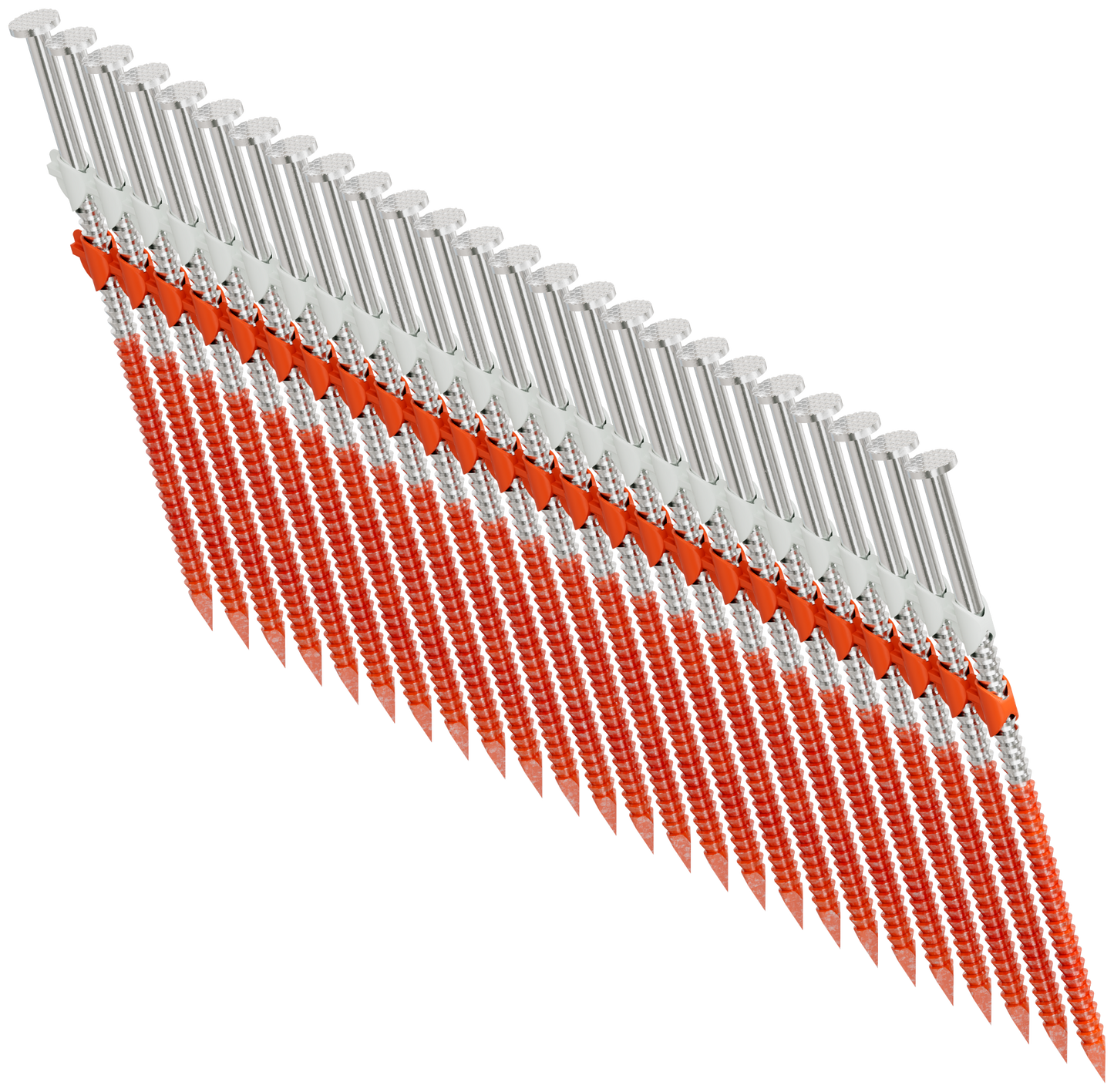Simpson Strong-Tie T10A350CNB 20°–22° Plastic Strip, Full Round Head, Ring-Shank Nail — 3-1/2 in. x .131 in. Type 316 (4000-Qty) (Pack of 80)