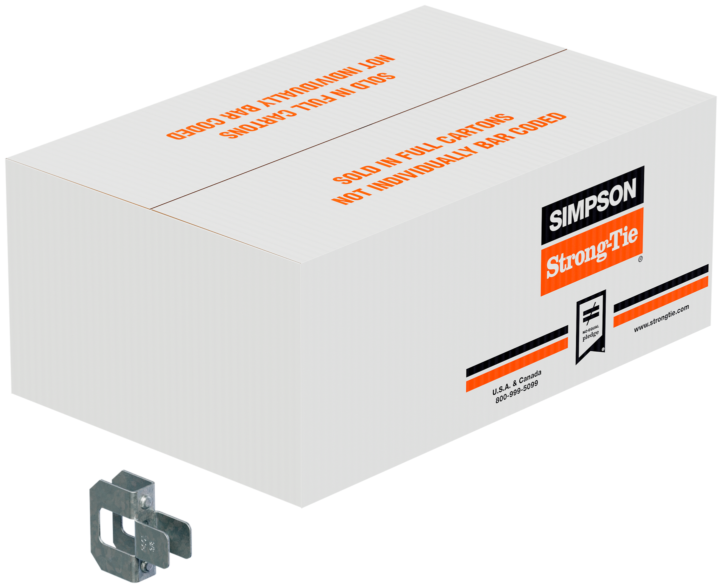 Simpson Strong-Tie PSCL 3/8 PSCL 20-Gauge Panel Sheathing Clip for 3/8-in. Plywood (250-Qty)