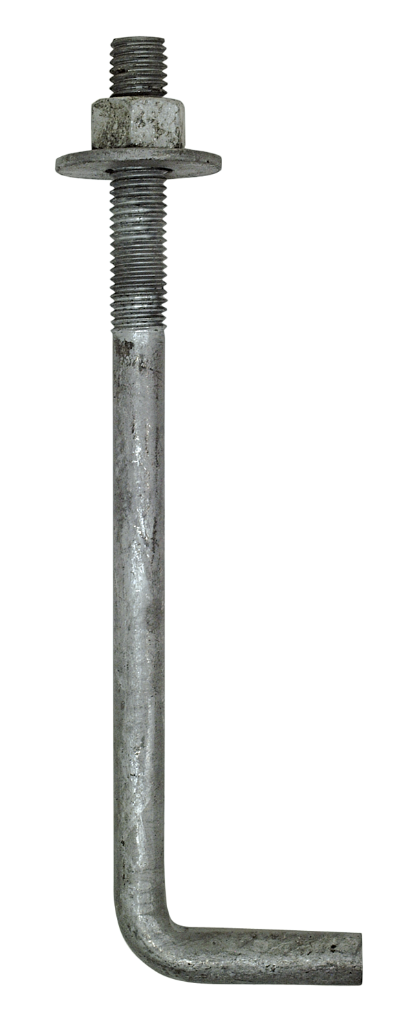 Simpson Strong-Tie LBOLT50600HDG 1/2 in. x 6 in. Hot-Dip Galvanized L-Bolt Anchor Bolt (50-Qty) (Pack of 100)