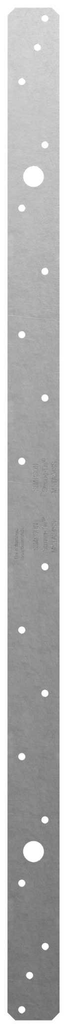 Simpson Strong-Tie MSTA24SS MSTA 24-in. 18-Gauge Stainless-Steel Medium Strap Tie (Pack of 5500)