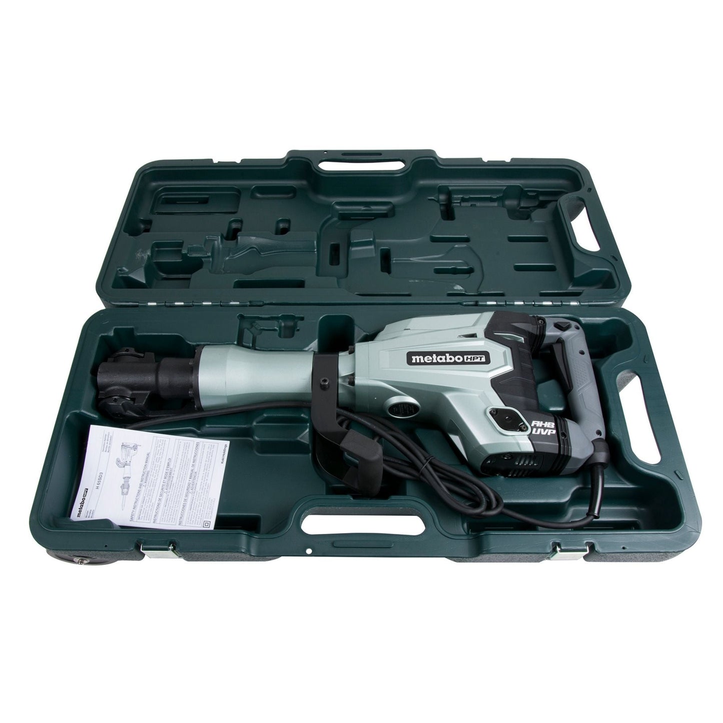 Martillo demoledor hexagonal Metabo HPT H65SD3M de 1-1/8 pulgadas con carcasa de aluminio | H65SD3