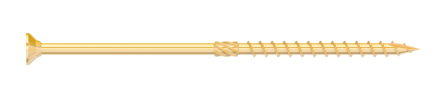 Simpson Strong-Tie SDCP22700 Strong-Drive® SDCP TIMBER-CP Screw — 0.315-in. x 7-in. T40, Yellow Zinc (250-Qty)
