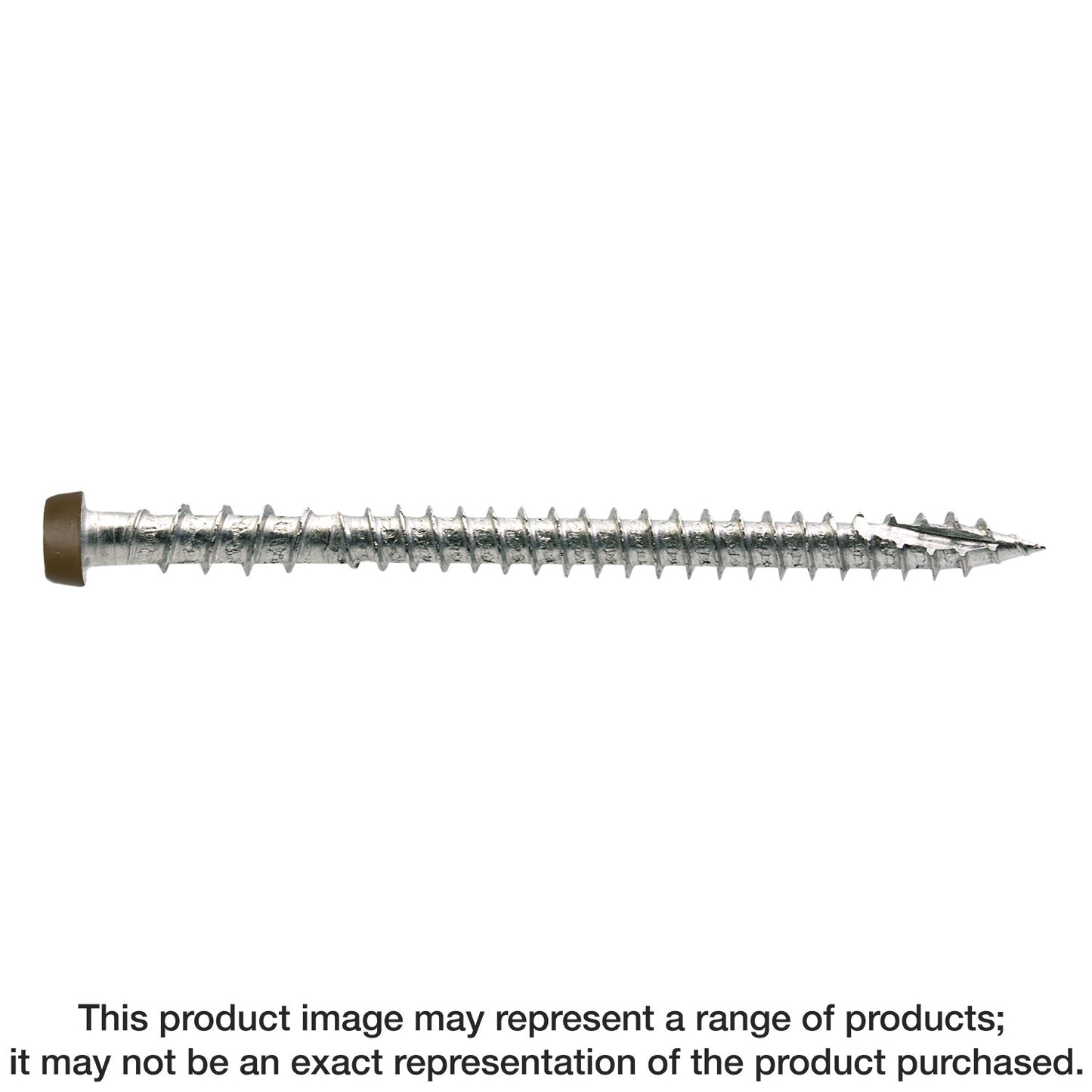Simpson Strong-Tie DCU234P316GR01 Deck-Drive™ DCU COMPOSITE Screw — #10 x 2-3/4 in. T20, Type 316, Gray 01 (350-Qty)