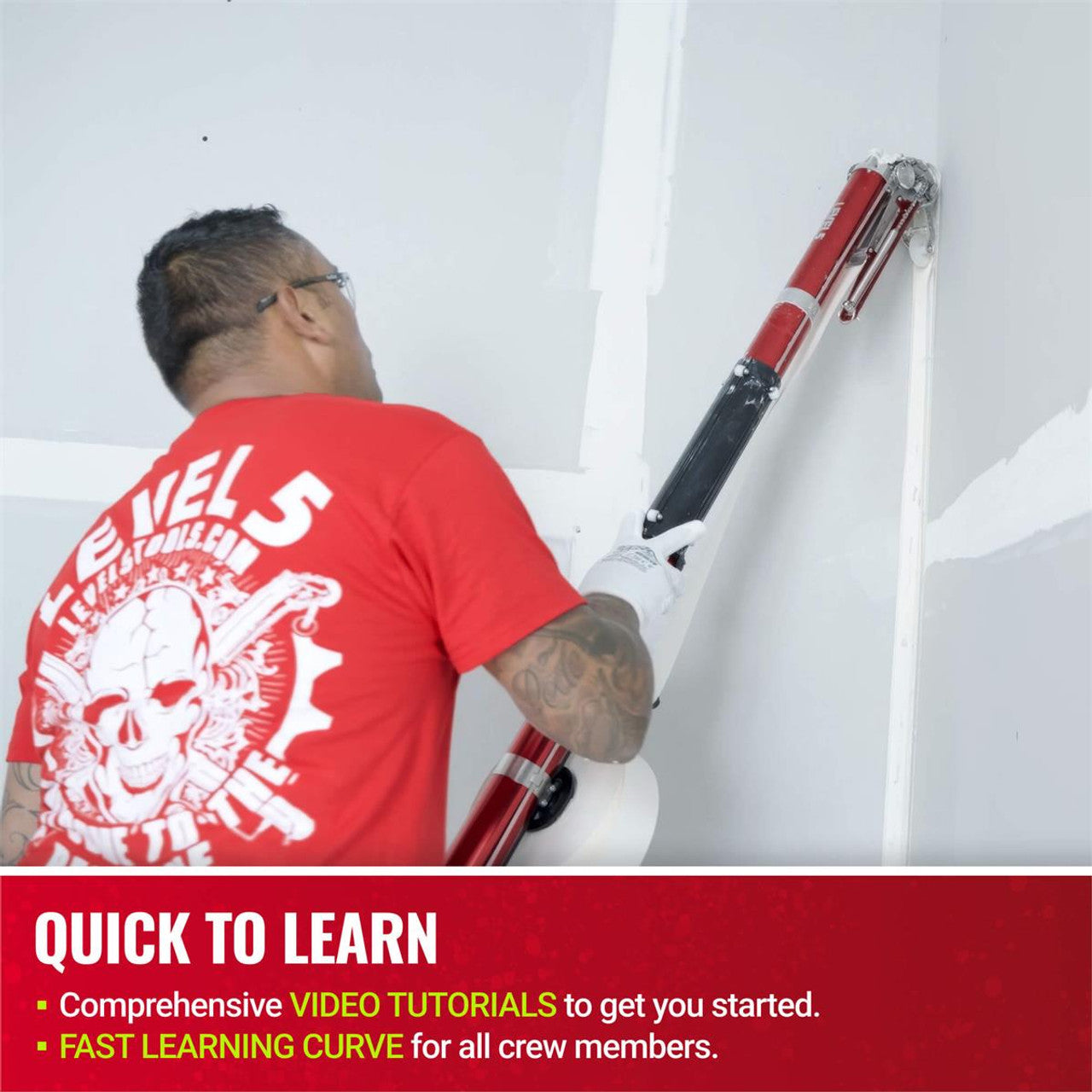 Level 5 Tools 4-760 Automatic Drywall Taper Taping Tool