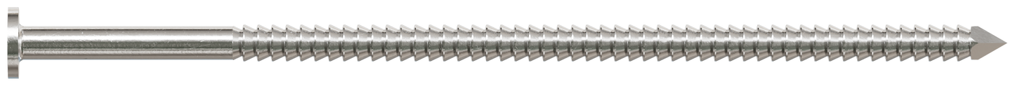 Simpson Strong-Tie T16KR41 Premium Siding Nail — 3-1/2-in. x 1/4-in. Head Dia., Type 316 Stainless Steel (1 lb.) (Pack of 800)