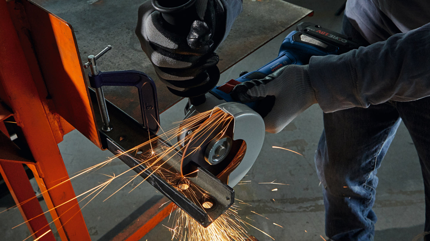 BOSCH GWS18V-8N 18V Brushless 4-1/2 In. Angle Grinder with Slide Switch (Bare Tool)